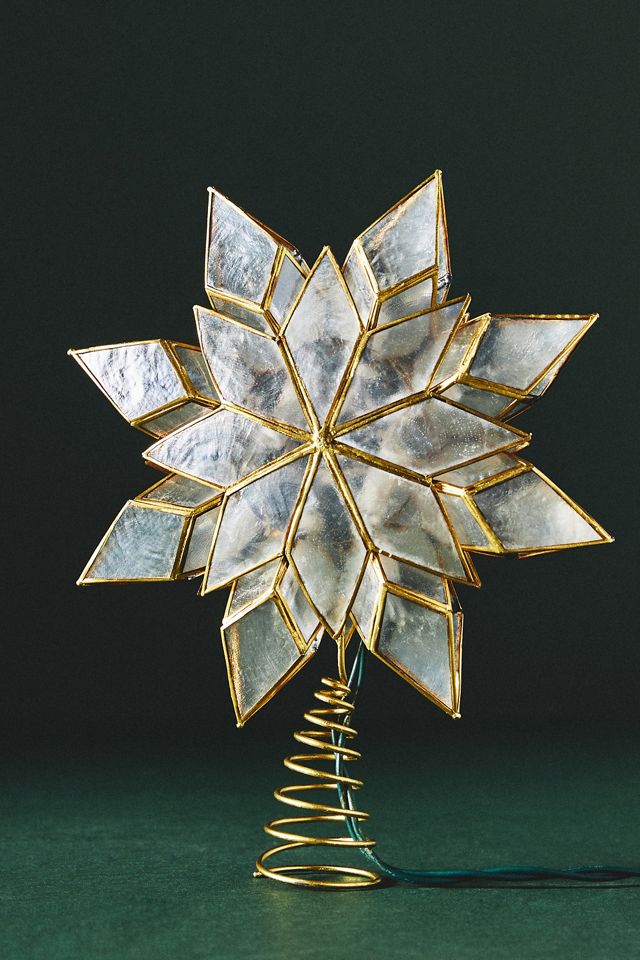 Capiz Light-Up Tree Topper #1