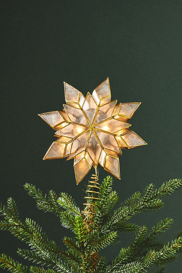 Capiz Light-Up Tree Topper #2