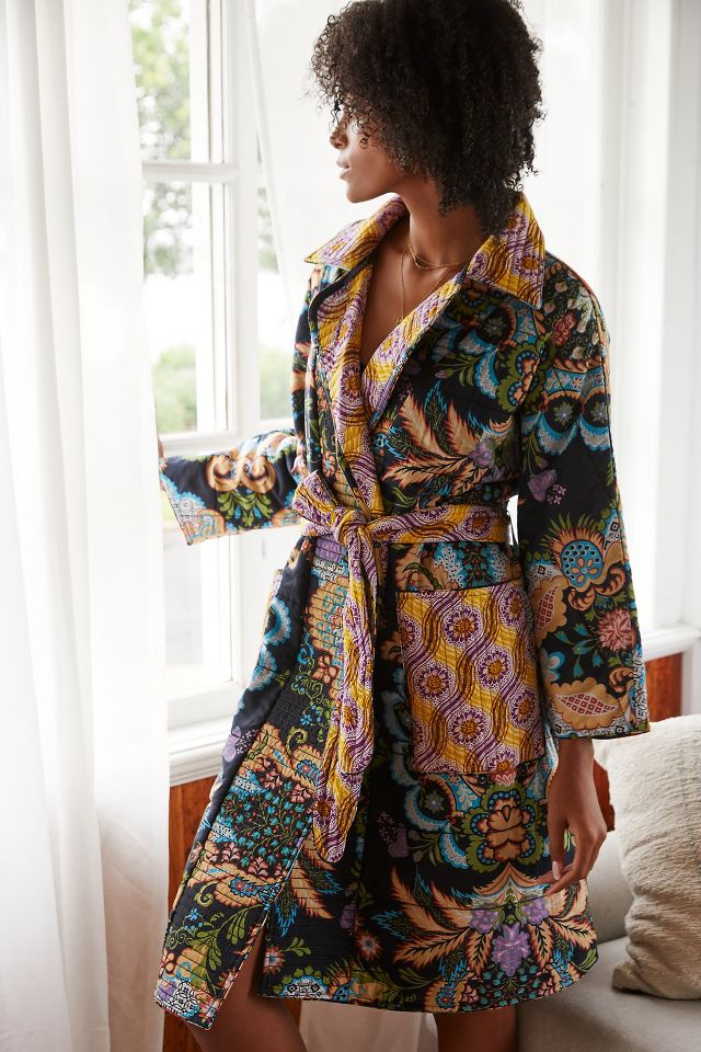 By Anthropologie True PJ Quilted Robe