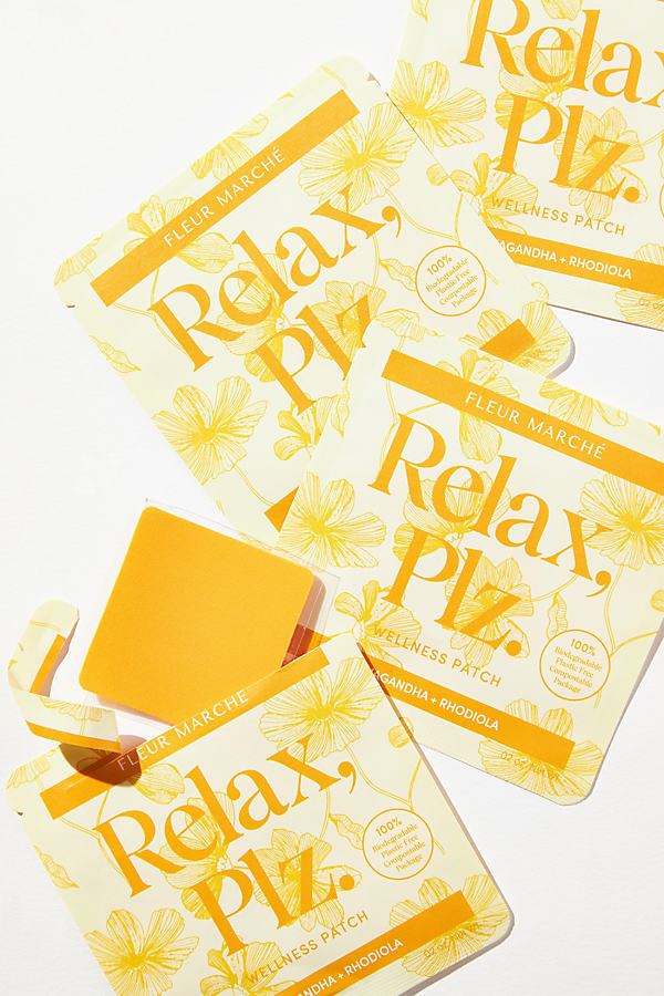 Fleur Marche Botanical Blends Transdermal Patches In Yellow