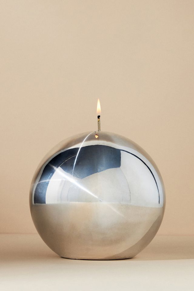 Metallic Sphere Candle #1