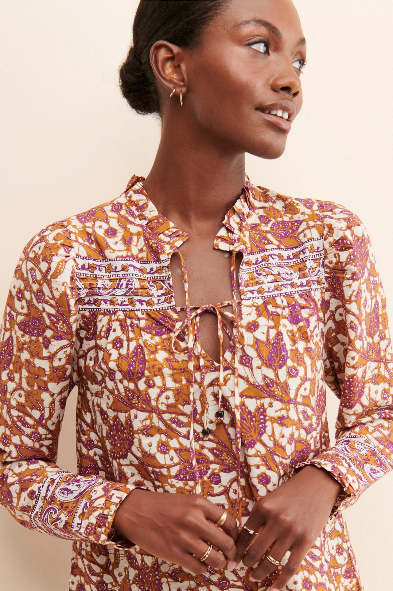 Love The Label Floral Printed Blouse