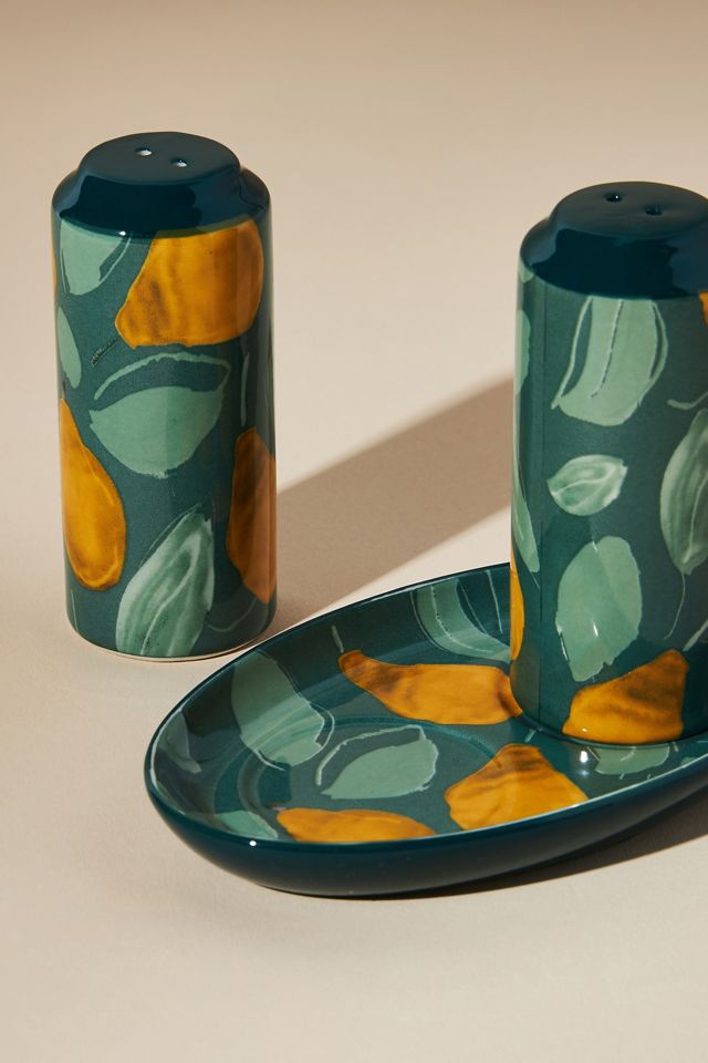 Holly and Pear Salt & Pepper Shakers #2