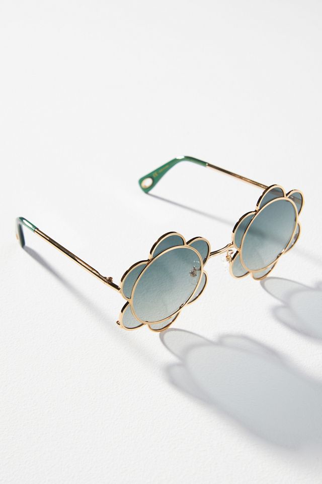 Lele Sadoughi Sunflower Sunglasses | Anthropologie