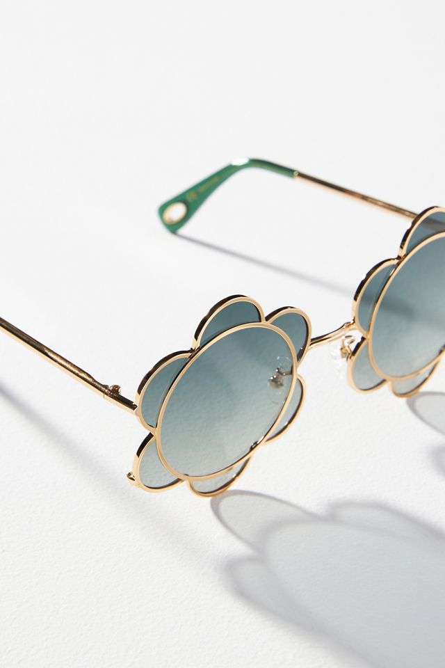 Lele Sadoughi Sunflower Sunglasses | Anthropologie