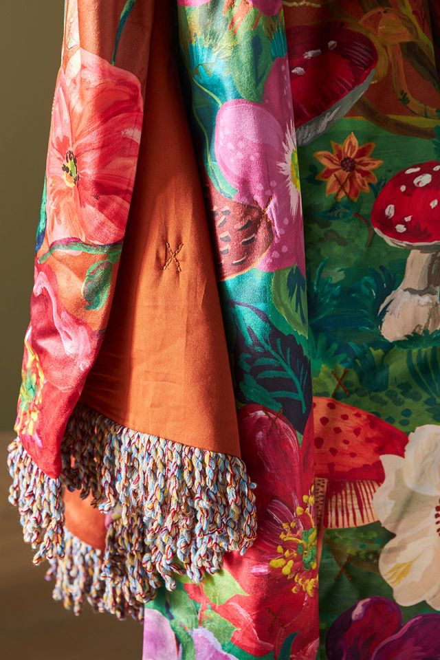 Nathalie Lete Velvet Throw Blanket #1