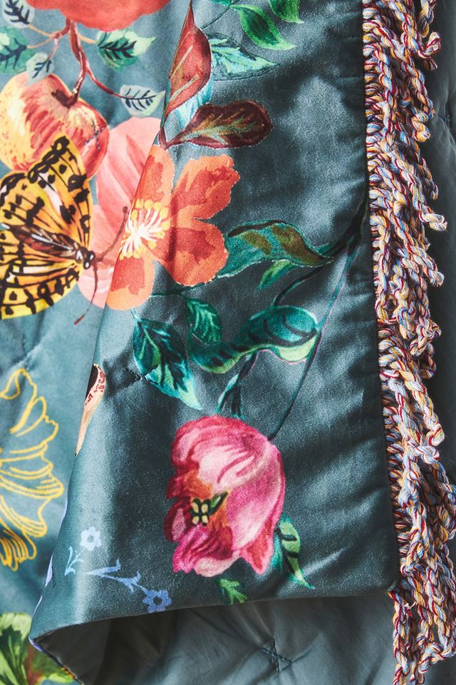 Nathalie Lete Velvet Throw Blanket #1