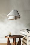 Tempo Vivace Pleated Metal Pendant