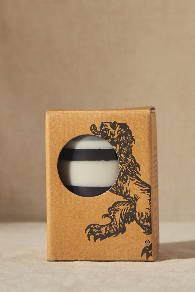 Striped Pillar Candle #3