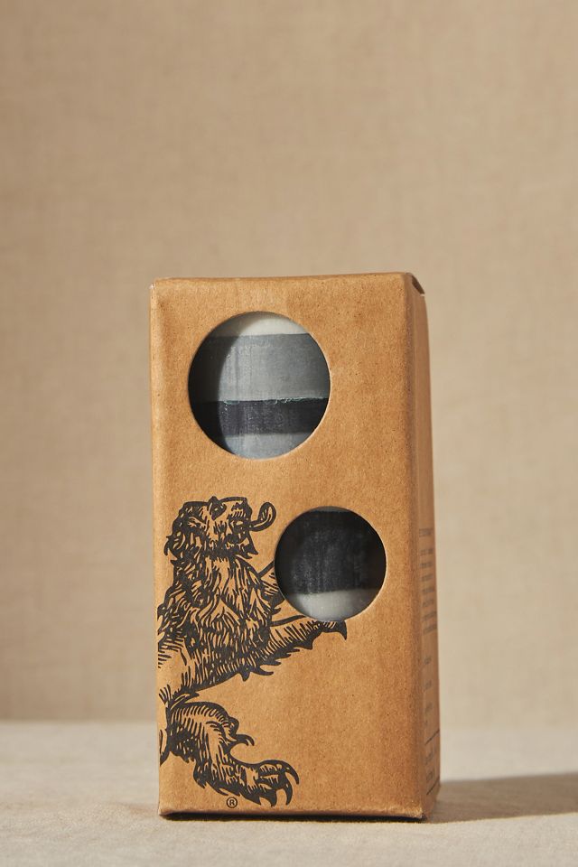 Striped Pillar Candle #5