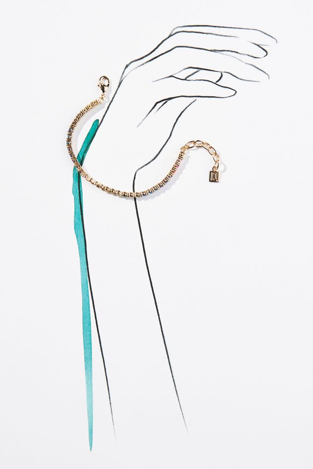 Dannijo Leo Crystal Rainbow Bracelet #2