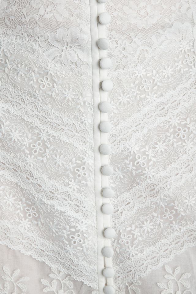 Saloni Lorna Lace Skirt #4