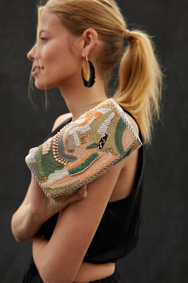 Beaded Square Shoulder Bag  Anthropologie Taiwan - Women's