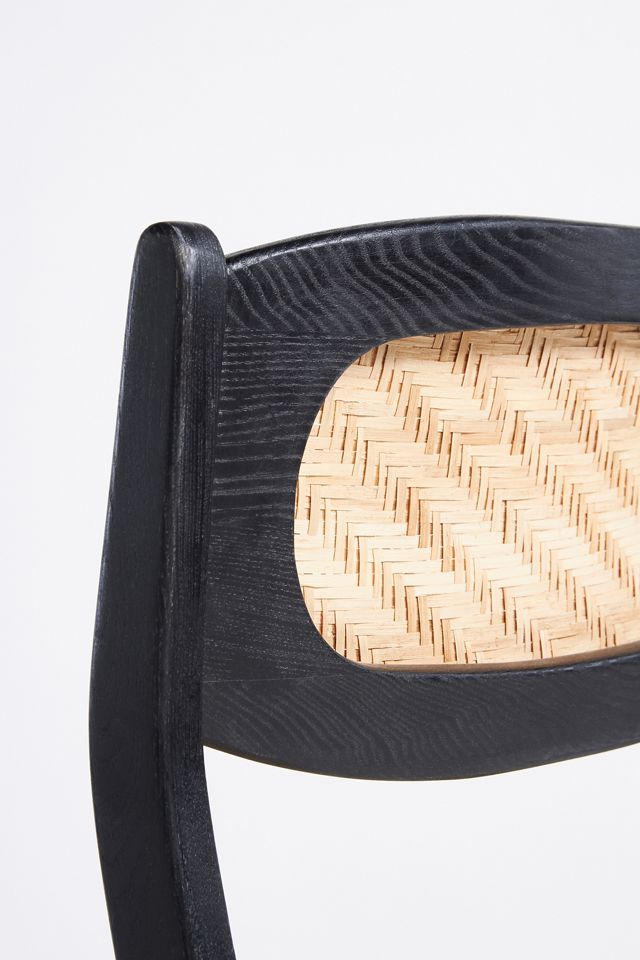 Zoey Caned Armless Dining Chair #4