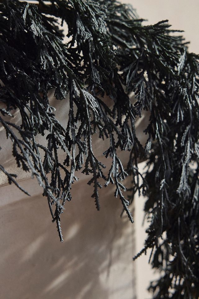 Faux Trailing Garland, Black #1