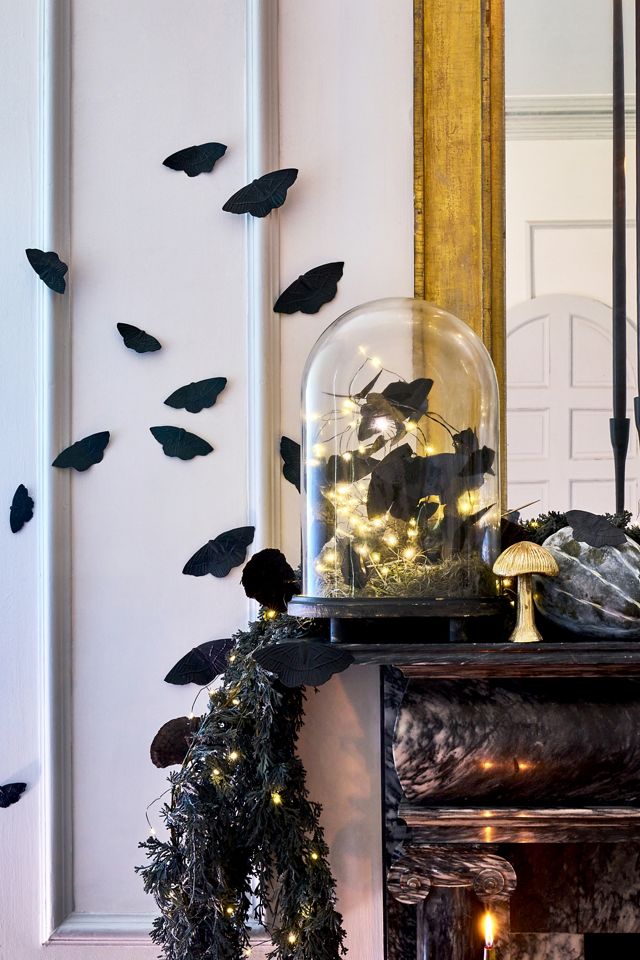 Faux Trailing Garland, Black #2