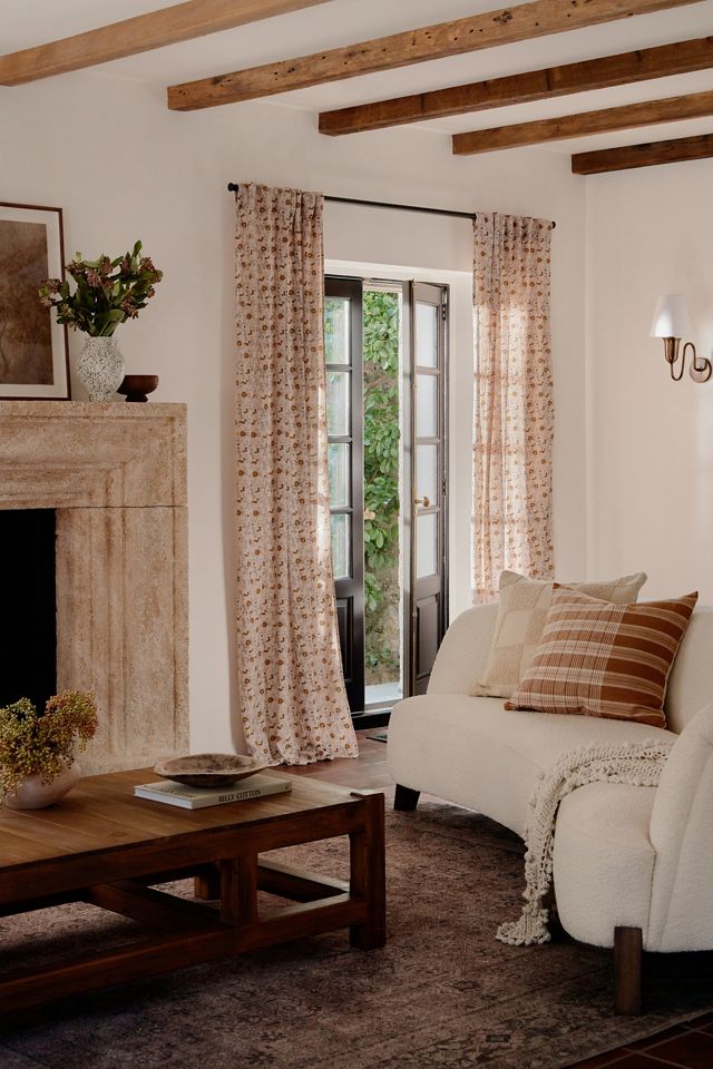Amber Lewis for Anthropologie Bouclé Sofa #7