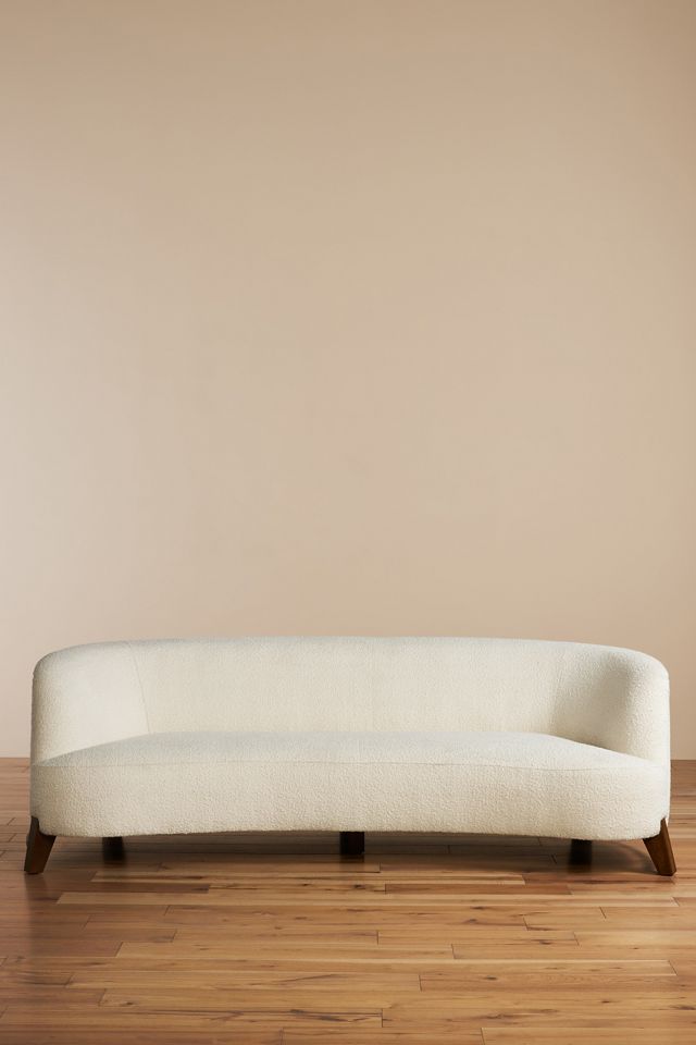 Amber Lewis for Anthropologie Bouclé Sofa #2