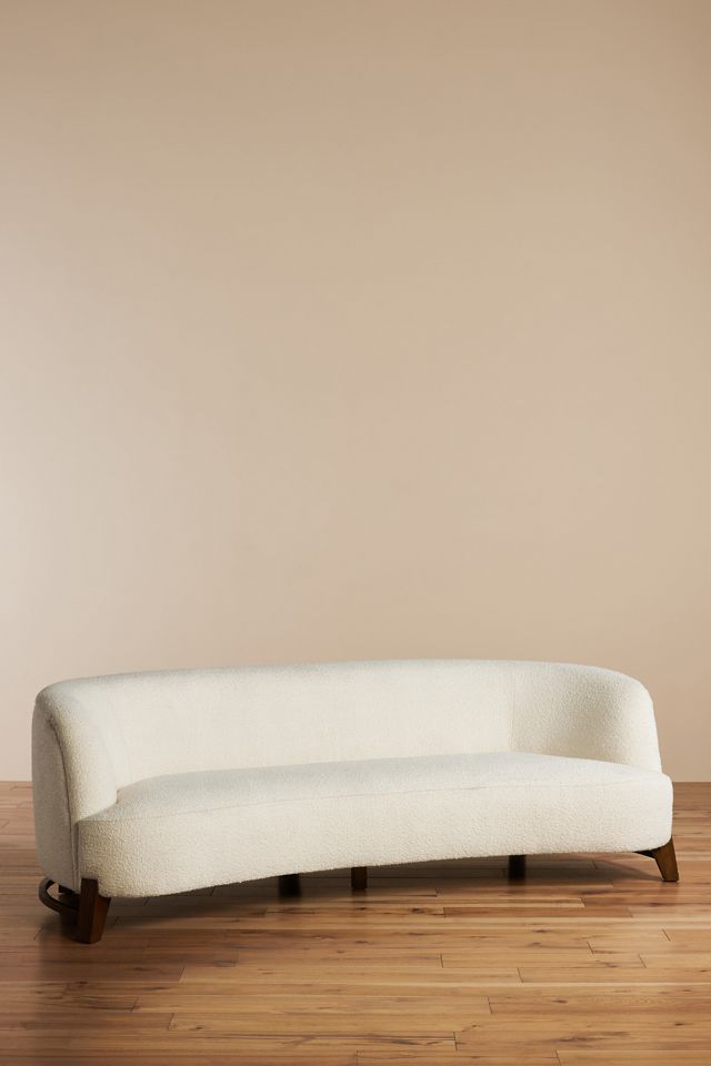 Amber Lewis for Anthropologie Bouclé Sofa #1