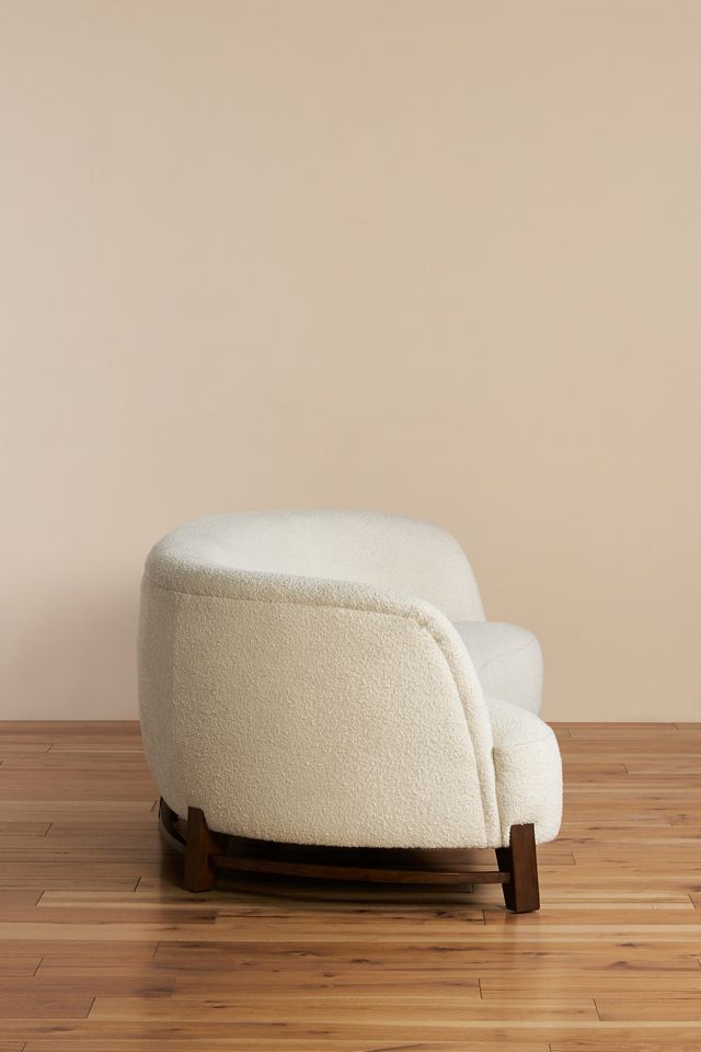 Amber Lewis for Anthropologie Bouclé Sofa #4