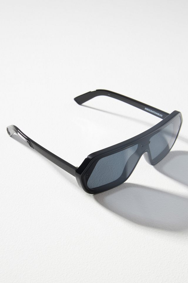 Anthropologie geometric sunglasses By Anthropologie Geometric Rectangle Sunglasses | Anthropologie main image 4