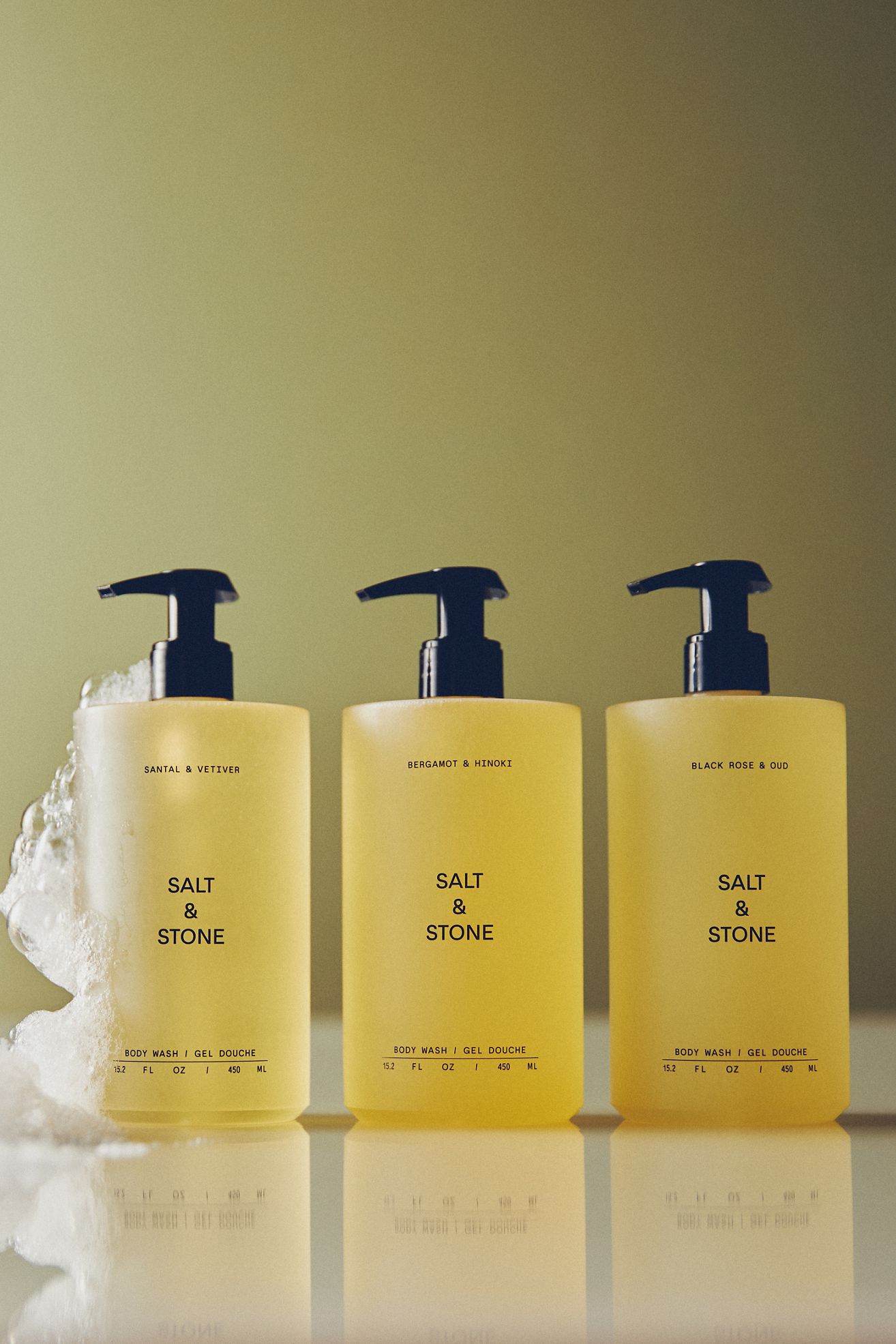 SALT & STONE Body Wash - Santal & Vetiver, One Size
