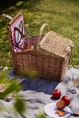 Double Lid Picnic Basket | AnthroLiving