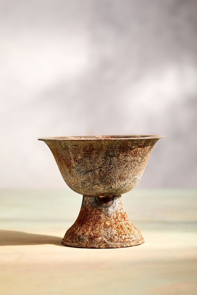 Fluted Iron Urn Planter #1