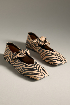 【I AM MARI】Arty Mary Jane Ribbon Flat Shoes 710763393_9.png