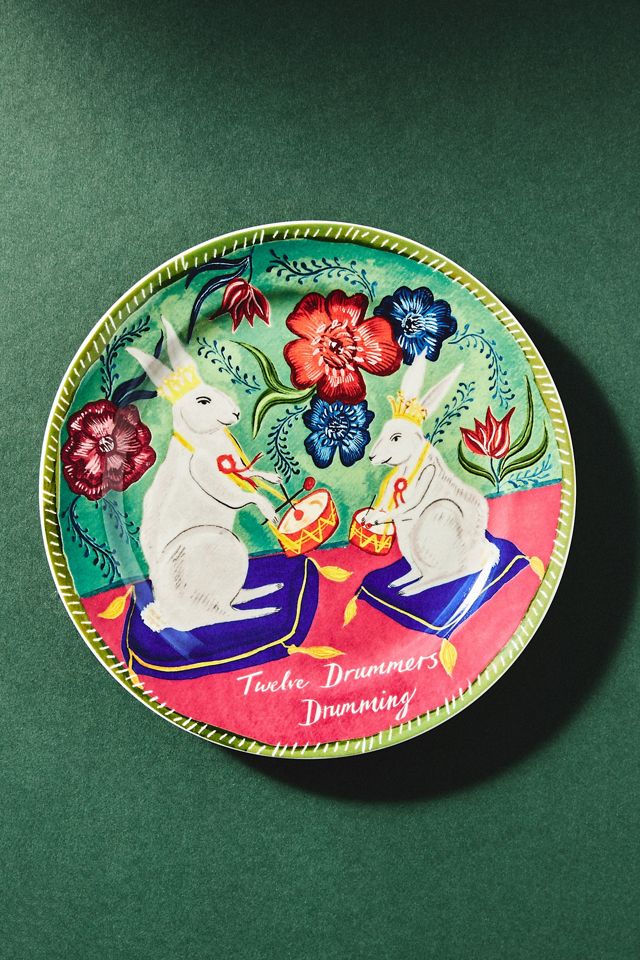 Emily Maude Twelve Days of Christmas Dessert Plate #1