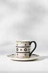 Bistro Tile Espresso Cup & Saucer