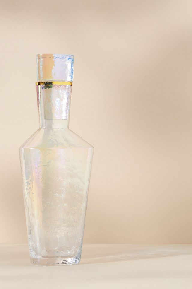 Zaza Lustered 24k Gold Accent Decanter #1