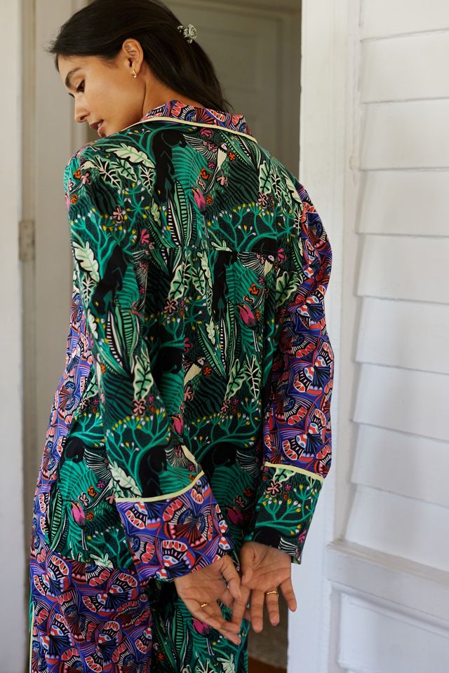 Masha Volnova for Anthropologie Flannel Sleep Top #1