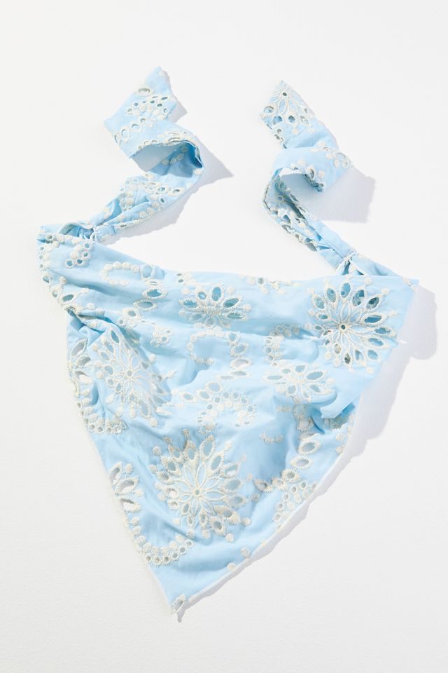 NWT Anthropologie Embroidered Hair Scarf Bundle Of 3 Embroidered Hair Scarf | Anthropologie main image 4