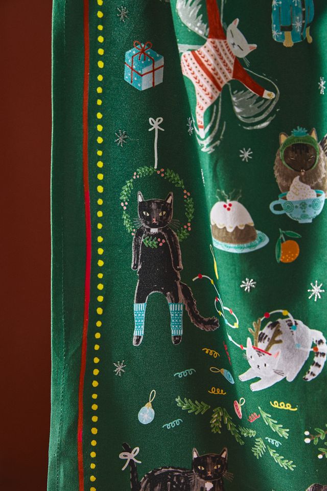 Festive Friends Dish Towel #1