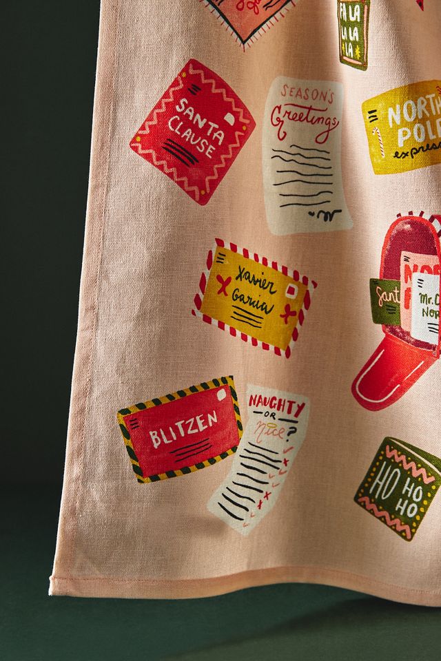 Letters to Santa Dish Towel #1