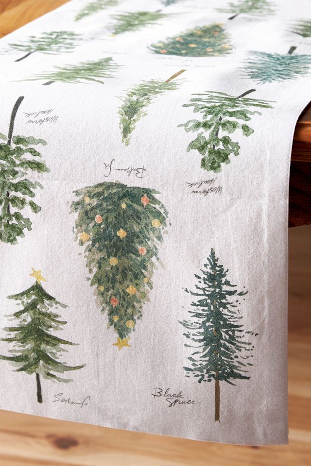 Holiday Tree Table Runner #1