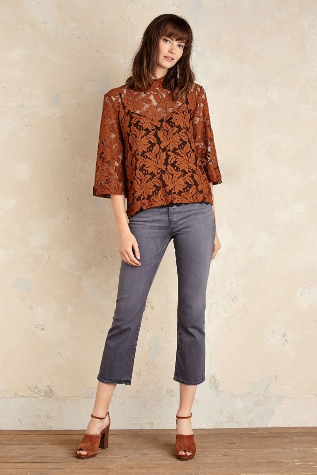 Blusa tessie lace, marrón #2