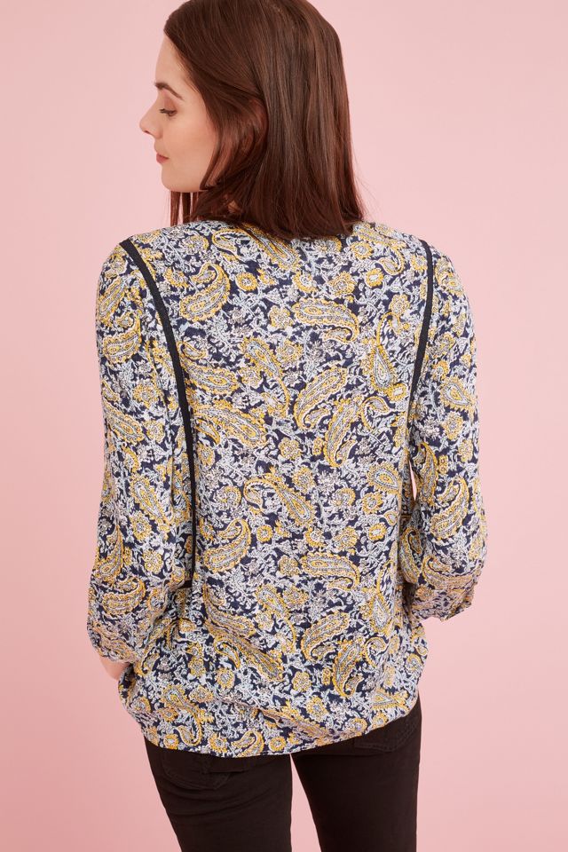 Chaya Floral Blouse, Yellow #3