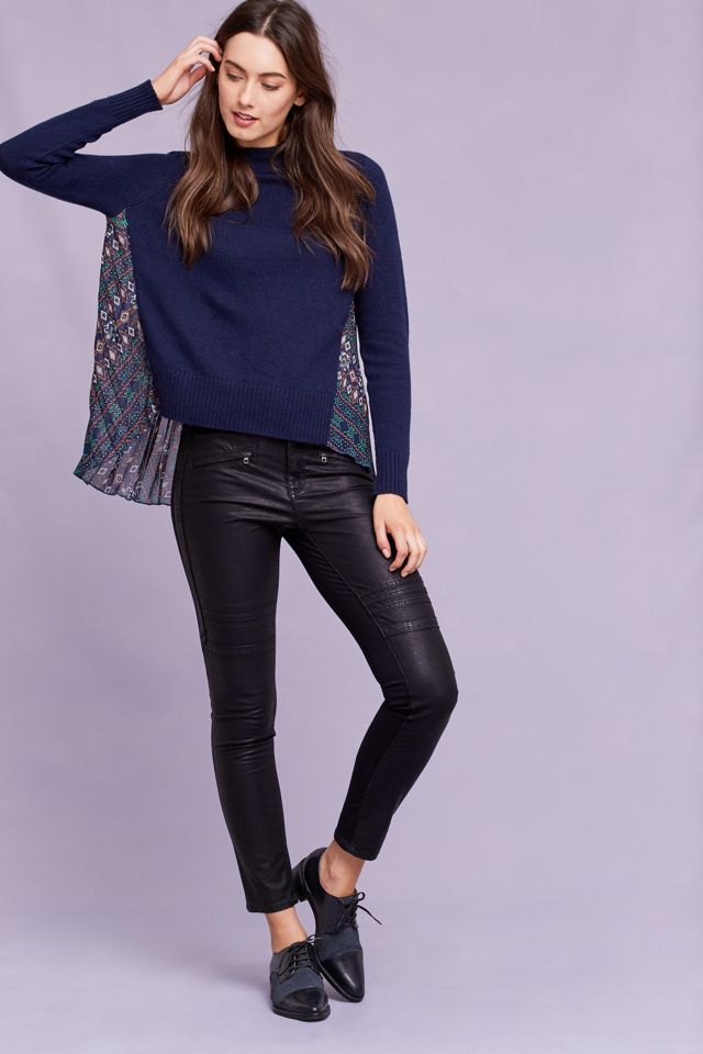 Liza Turtleneck Jumper, Navy #1