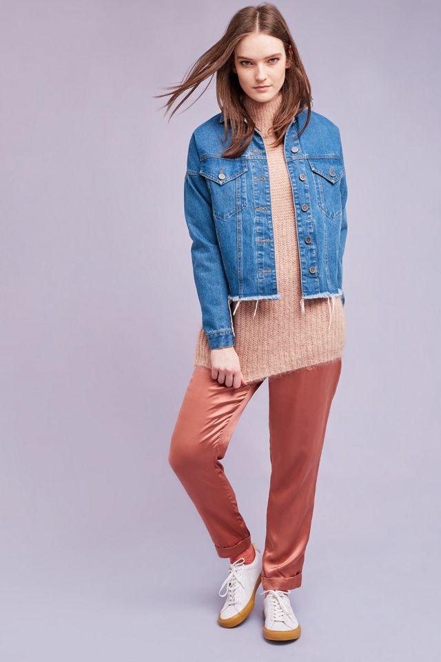 Veste en jean brodée Amity, bleu #1