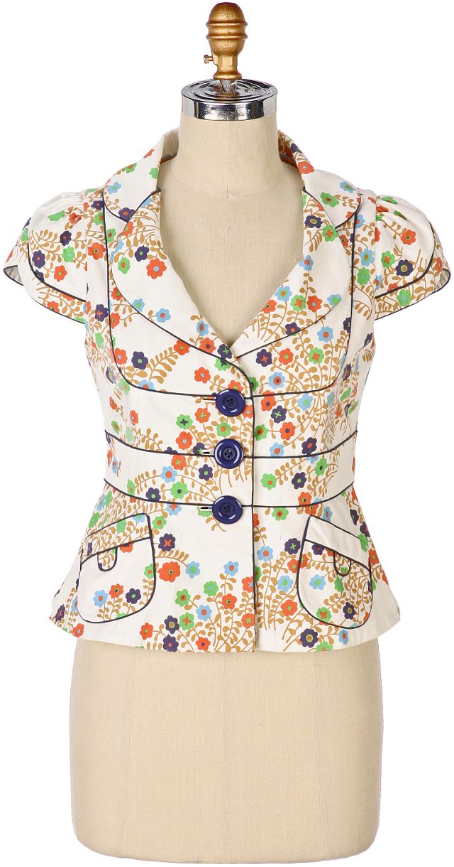 geranium jumble jacket #2