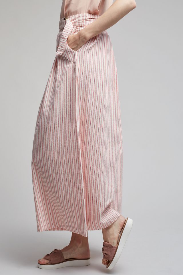 Orleans Wide-Leg Trousers, Pink #2