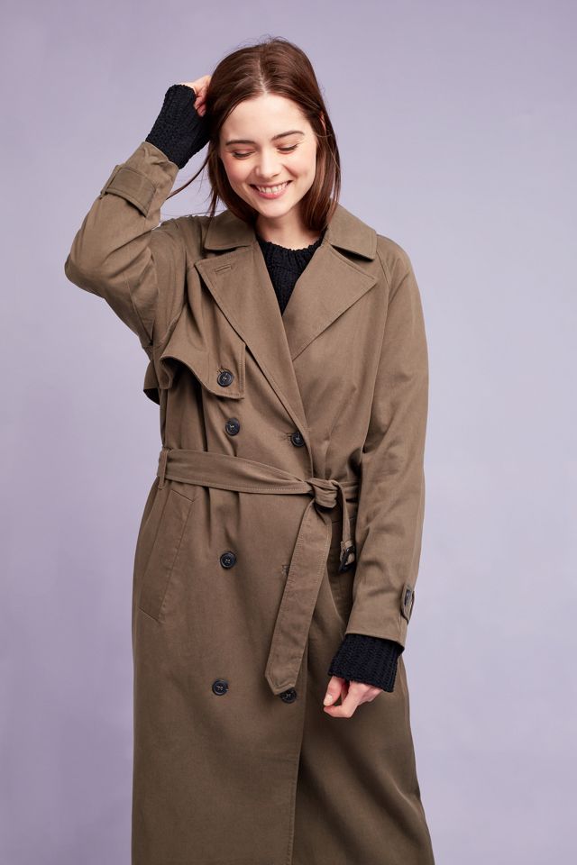 Crista Trench Coat, Brown #1