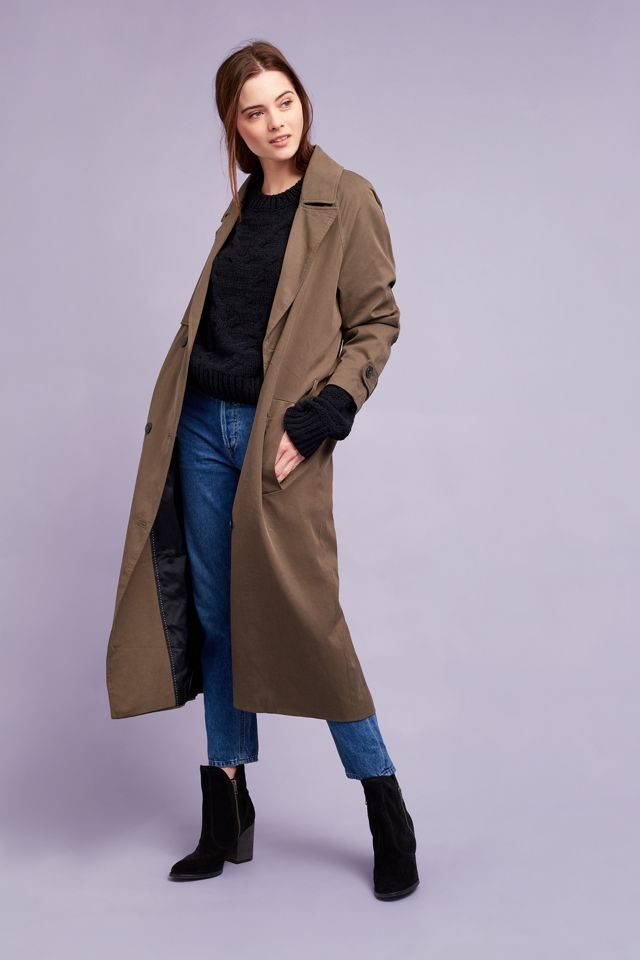 Crista Trench Coat, Brown
