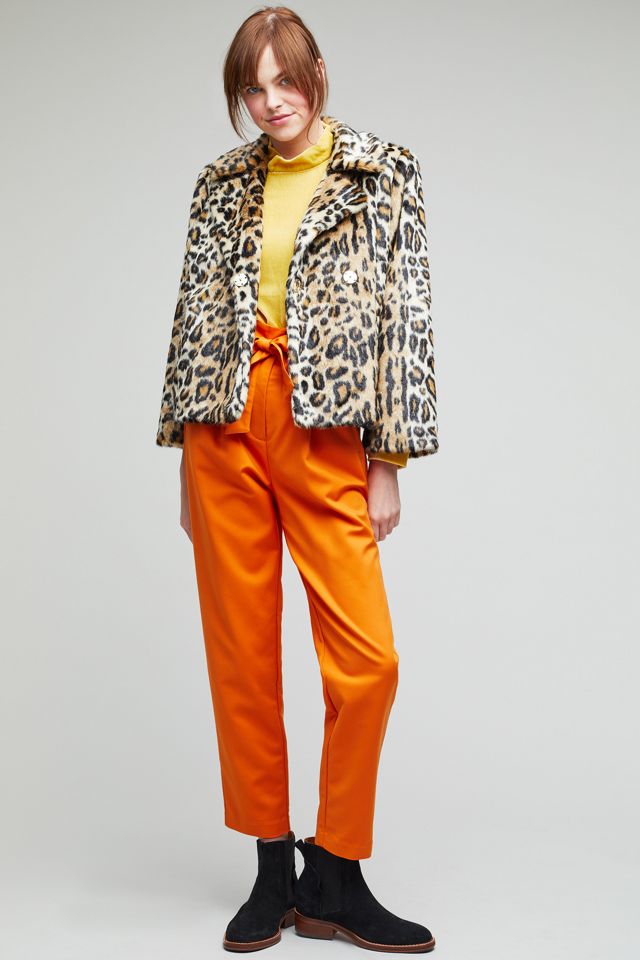 Louisa Leopard Print Coat #1