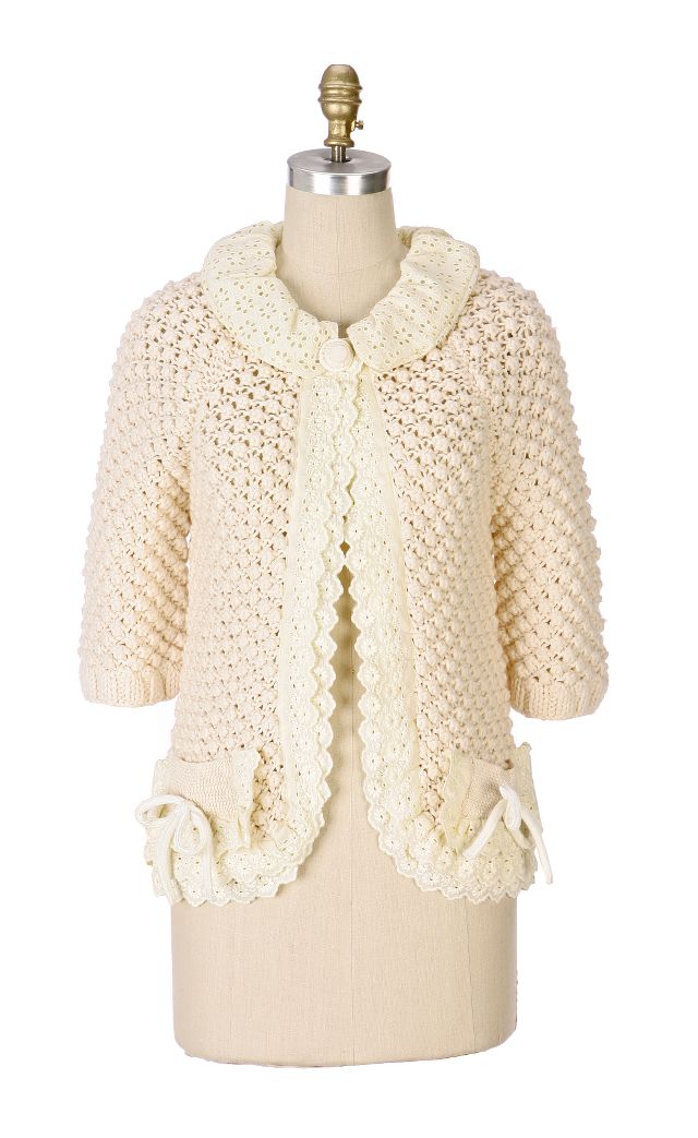 Popcorn hotsell stitch sweater