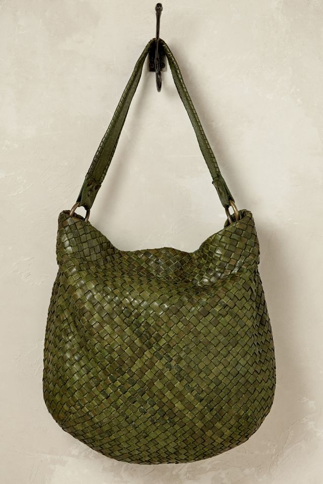 Leila Woven Leather Bag #1
