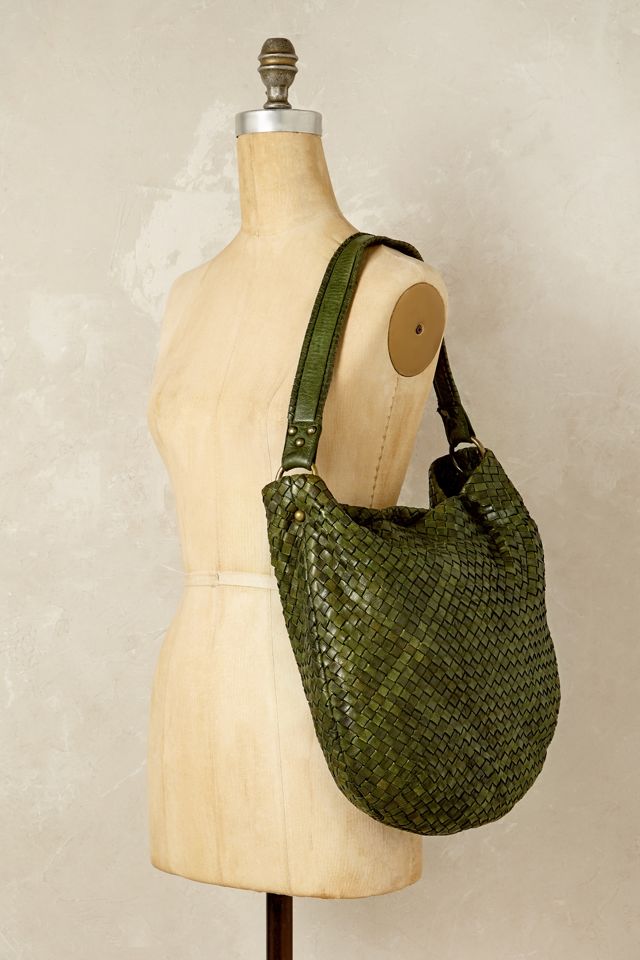 Leila Woven Leather Bag #3
