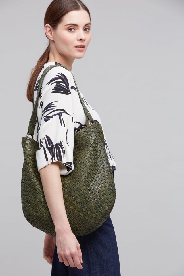 Leila Woven Leather Bag #4